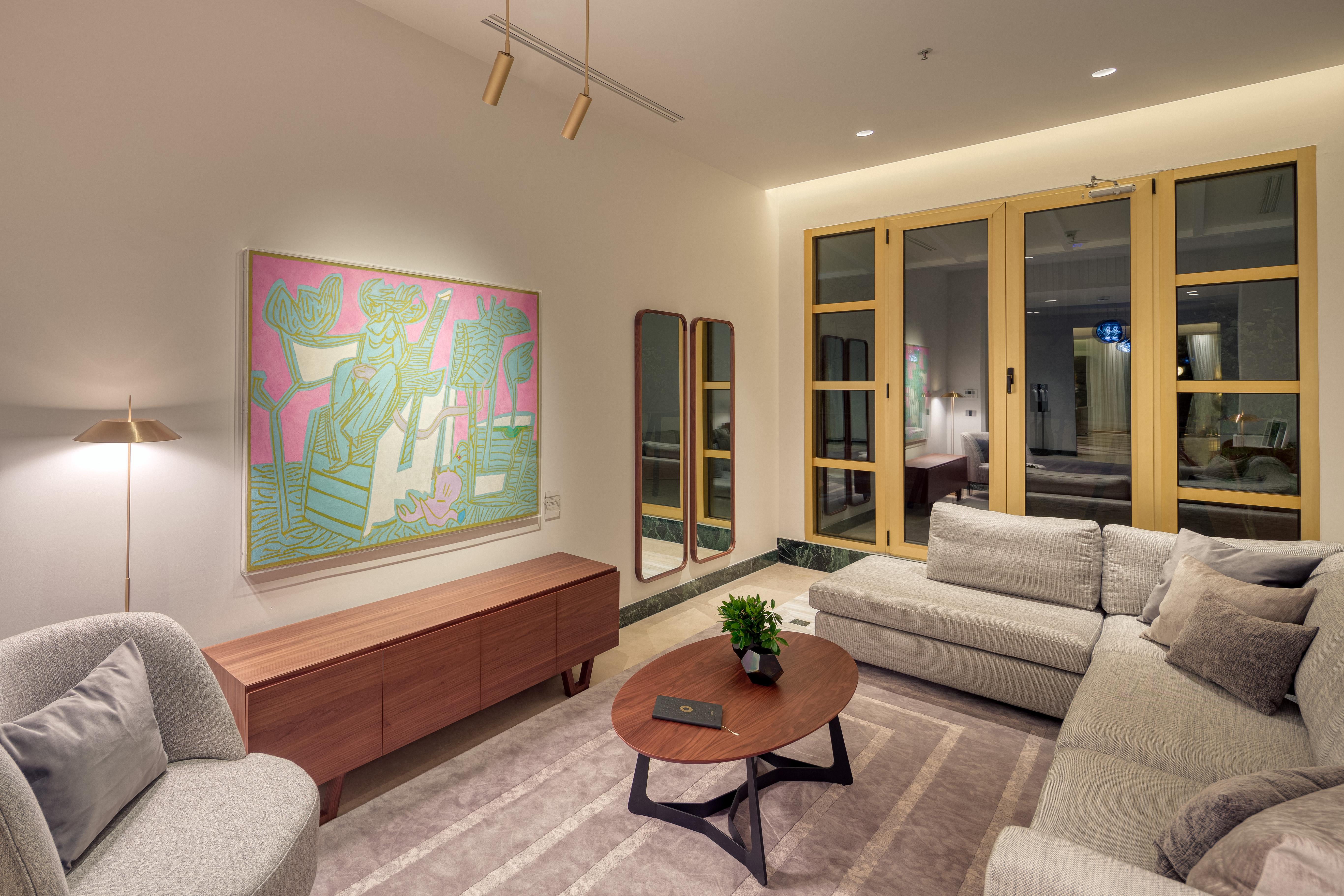 Electra Palace Tesalonika Bagian luar foto A living room in a private home